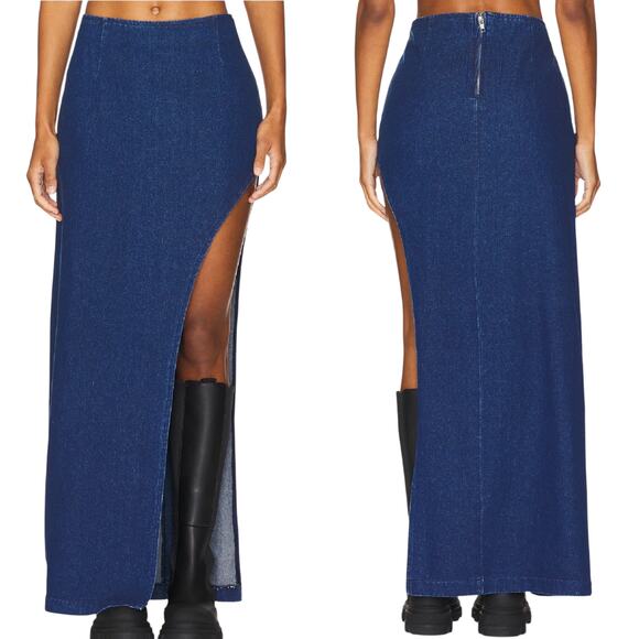 superdown Dresses & Skirts - Superdown Tirza Maxi Skirt Denim 24 New